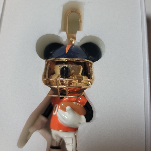 Disney x Baubelbar Mickey Mouse Bag Purse Charm/Key Chain - NFL Denver Broncos - Picture 4 of 4